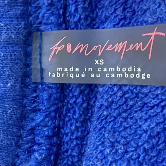 FP Movement Blue Elastic Waist Scuba High-Rise Jogger Pant Size XS - Picture 3 of 4